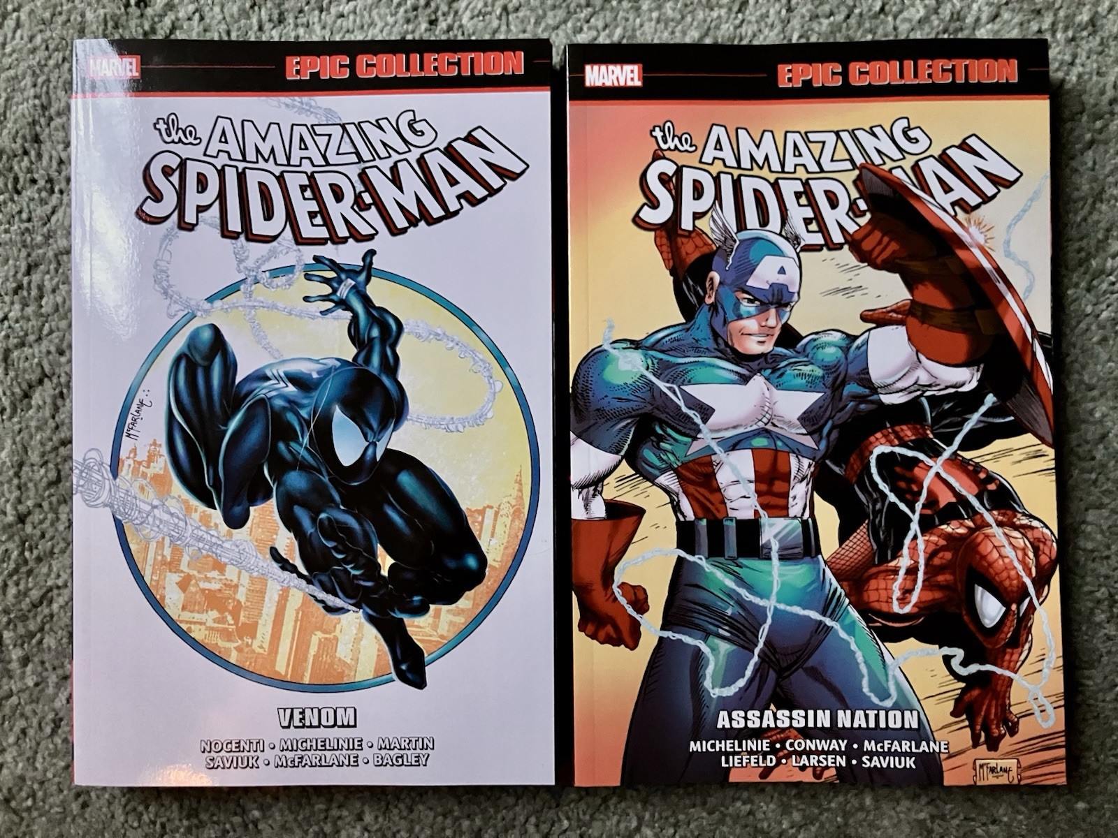 Spider-Man: Epic Collection Volumes 18 & 19 | Venom, Assassin Nation | New Print