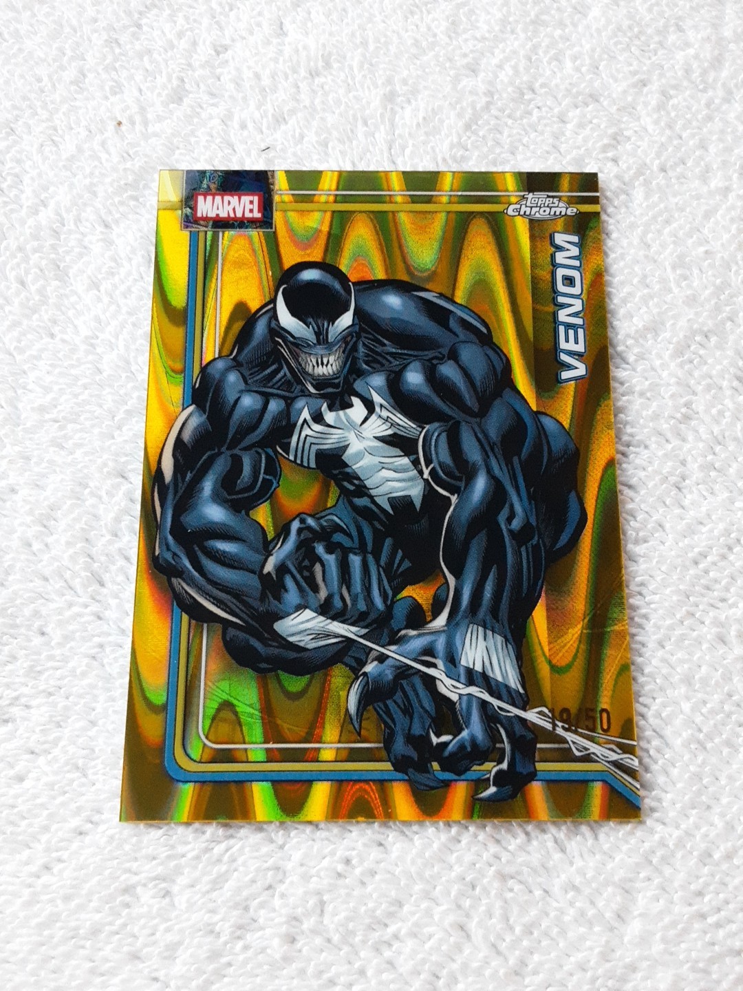2026 Topps Chrome Marvel #187 Venom Raywave/50