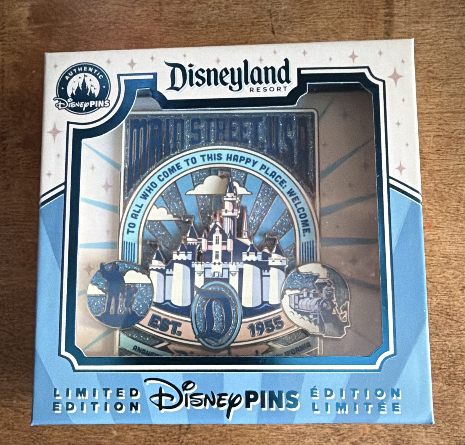 Disney Limited Edition Disneyland/DCA Main Street U.S.A. Est. 1955 Pin
