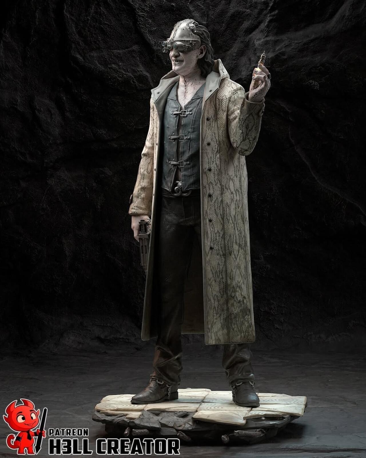 Victor Gideon | Resident Evil | High Quality Unpainted Resin Garage Kit 1:10
