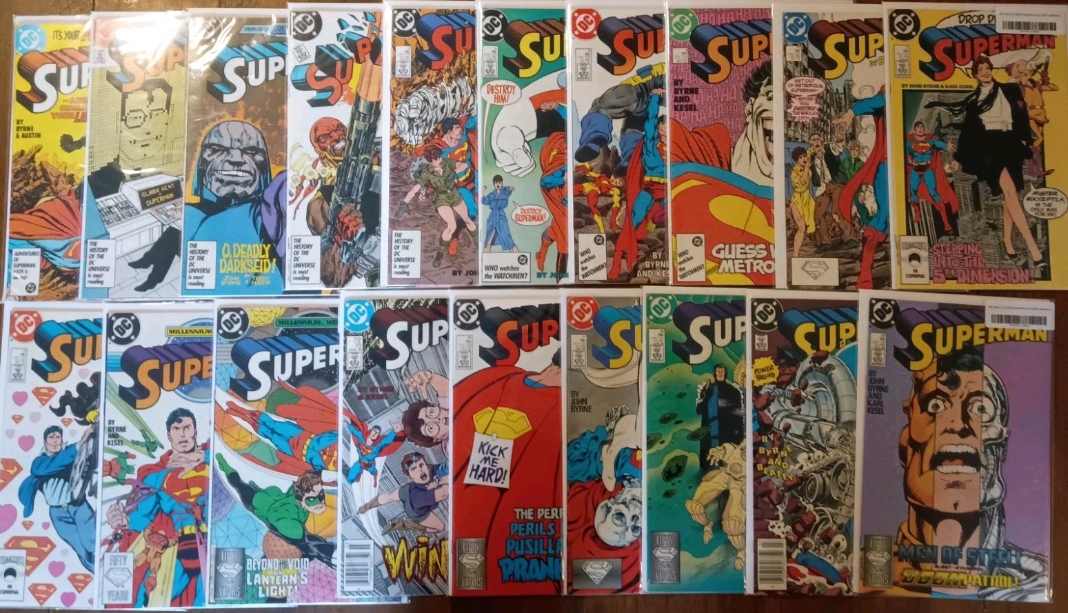 Byrne Superman #1-20 (DC Comics 1987) John Byrne classic 80\'s Superman