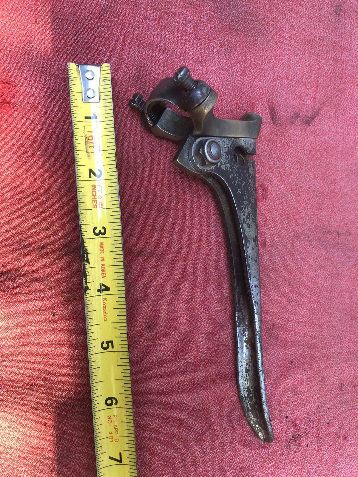 VINTAGE LEVER MADE IN ENGLAND BOWDEN CO TRIUMPG BSA VELOCETTE RUDGE BROUGH SCOTT