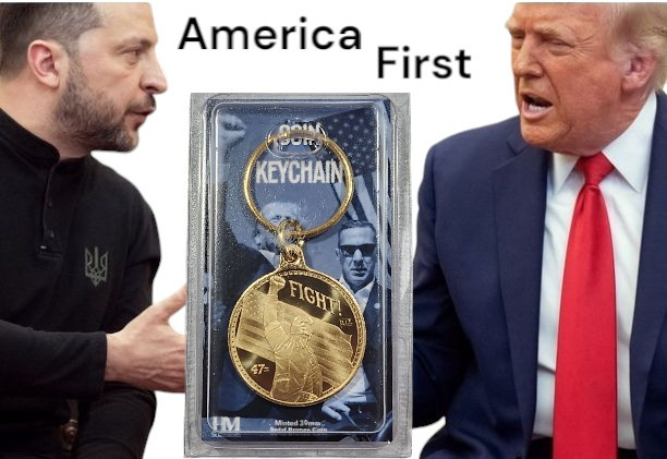 2025 TRUMP ASSASSINATION ATTEMPT MAGA BRONZE KEYCHAIN Sealed Package Sean Curran