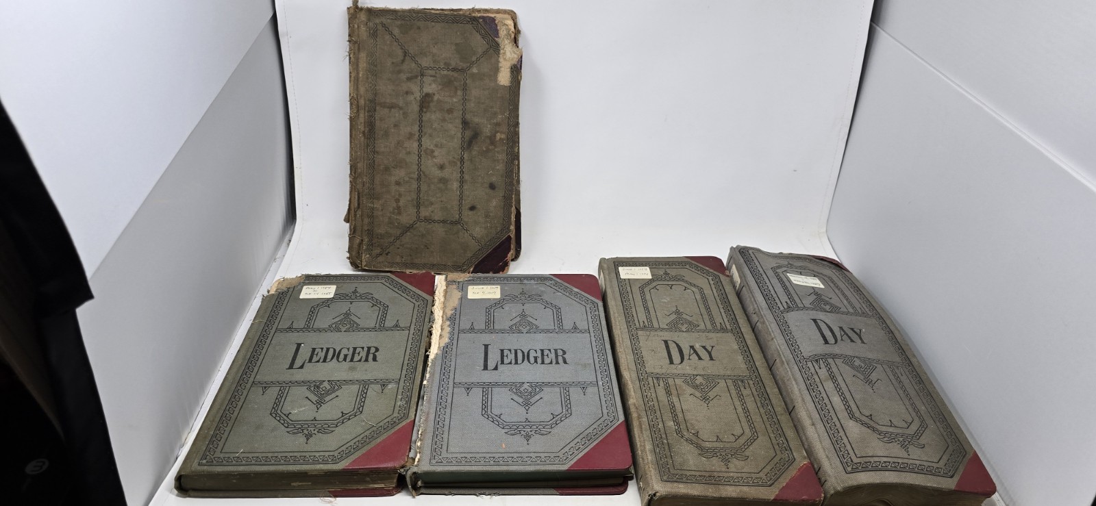 Antique 1930s-1960s Doctor Medical Ledger Journal Fairfield IL Pharmacy Ephemera