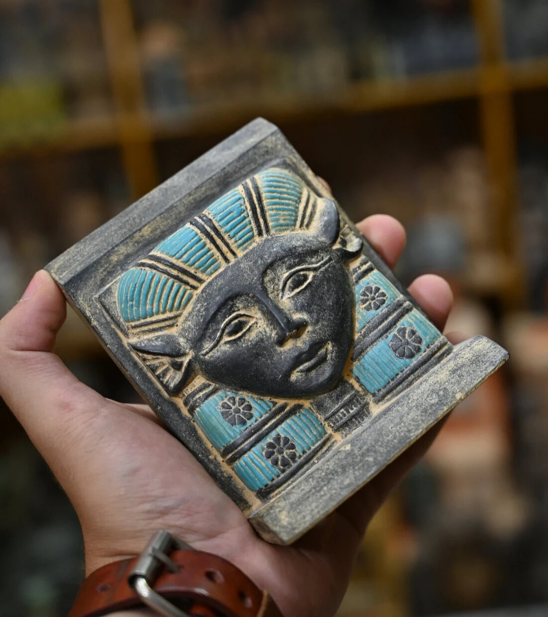 Ancient Egyptian Statue God Hathor Rare Ancient Egyptian Antiquities Egyptian BC