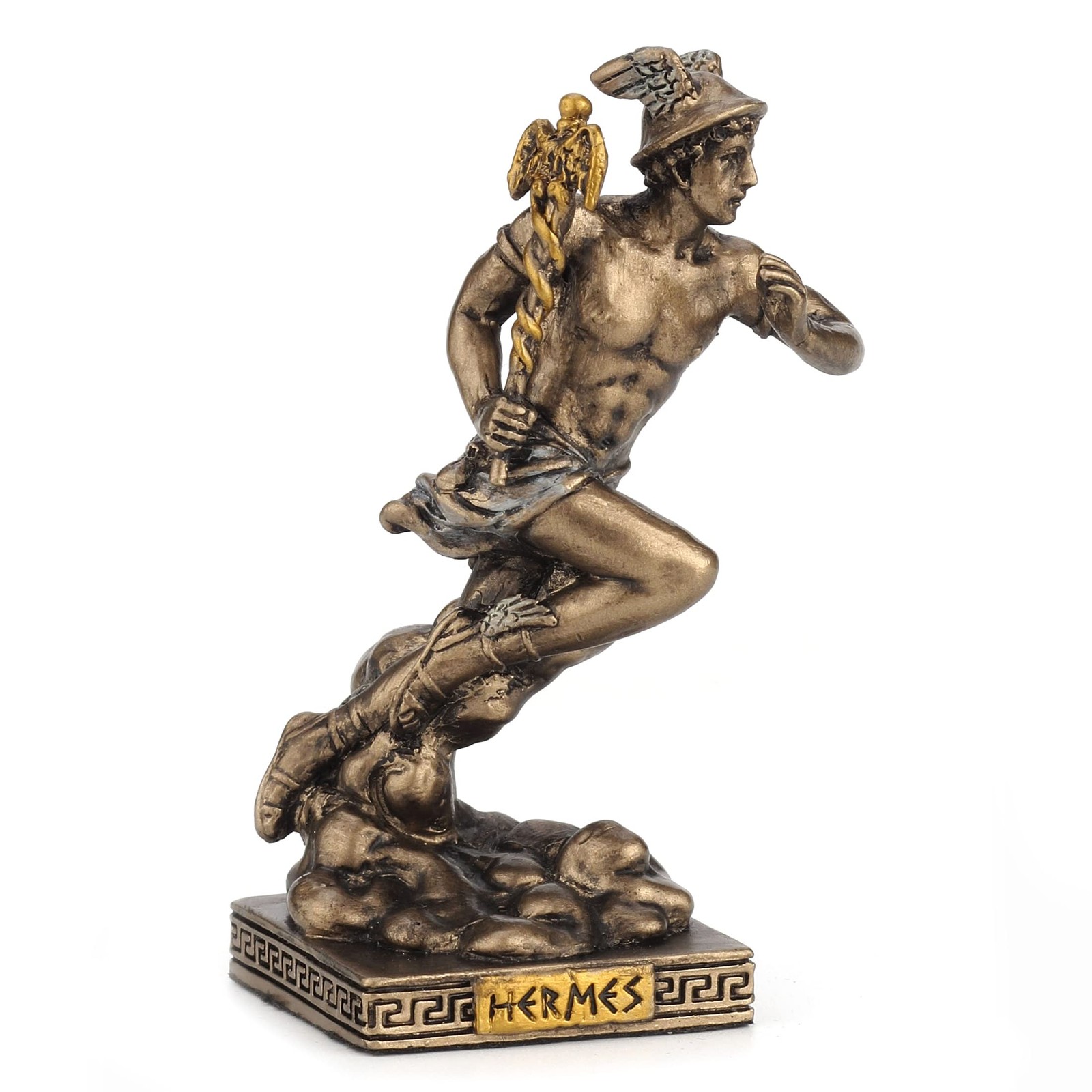 Veronese Design Hermes The Herald of The Gods Miniature Figurine, Bronze