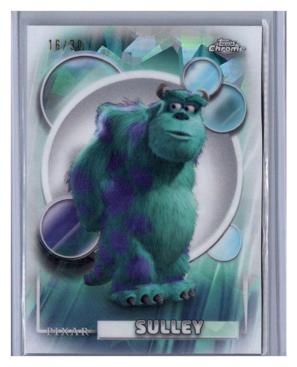 2026 Topps Chrome Disney Sapphire #29 Sulley White Sapphire #/30