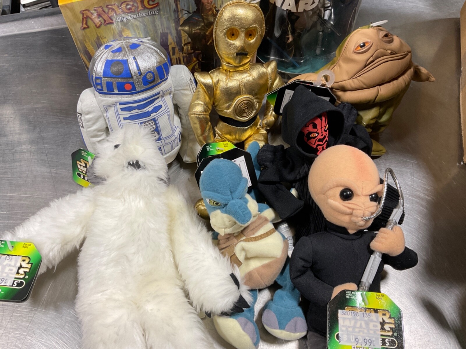 12 - 1997-1998  Kenner Star Wars Buddies  Stuffed Beanie Figures NEW NEVER OUT