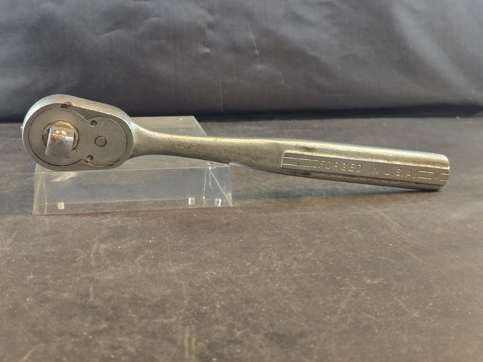 VINTAGE CRAFTSMAN 1/2” DRIVE RATCHET Socket Wrench w/ OIL PORT =V= SERIES 7”