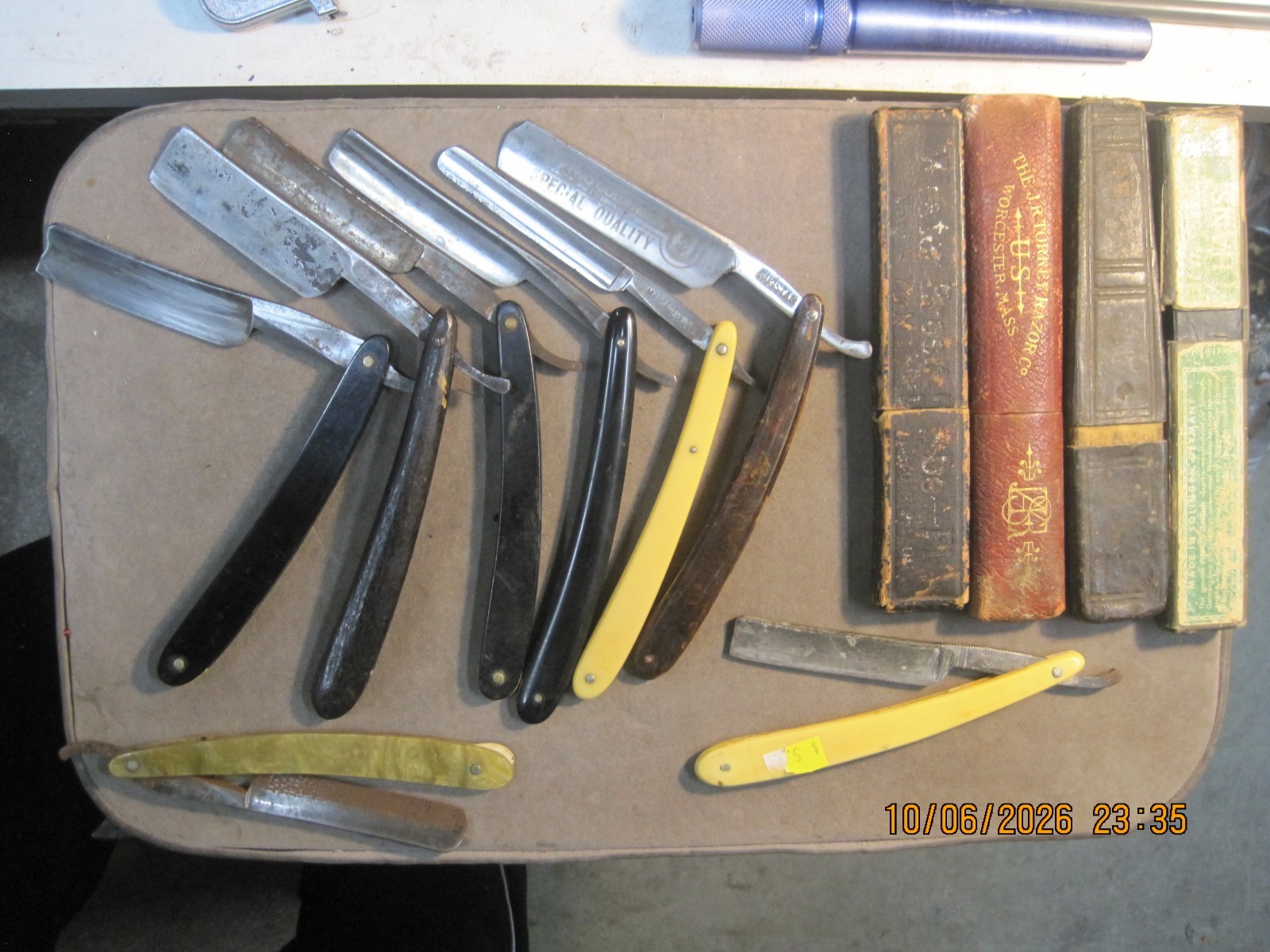 Antique Straight Razor Lot Of (8)