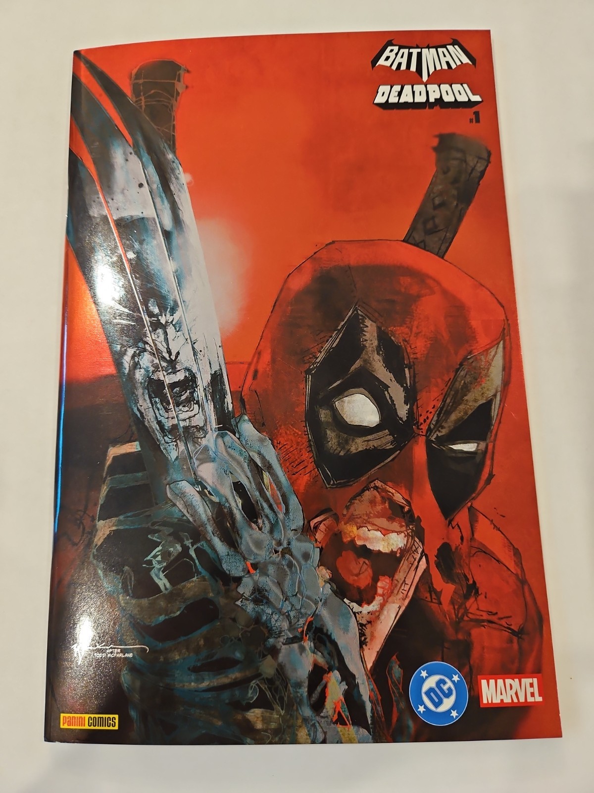 Batman Deadpool #1 Mexican Foil Hulk 181 Homage Variant Panini Comics