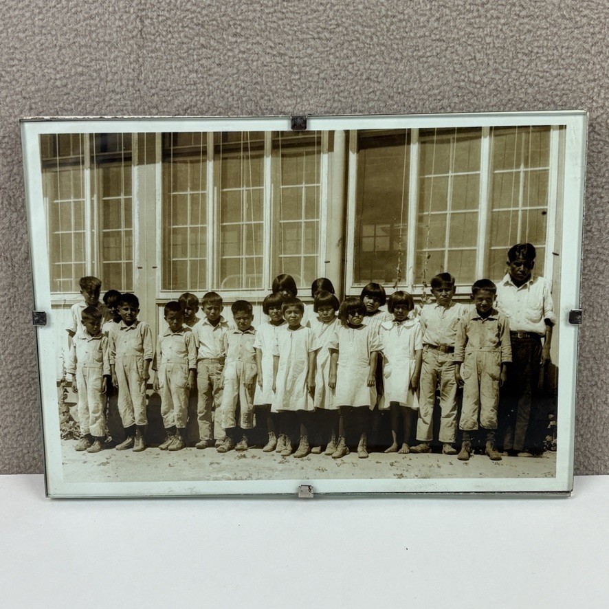 Harmon Percy Marble Photograph Menominee Native School Children 5x7 1911-1926