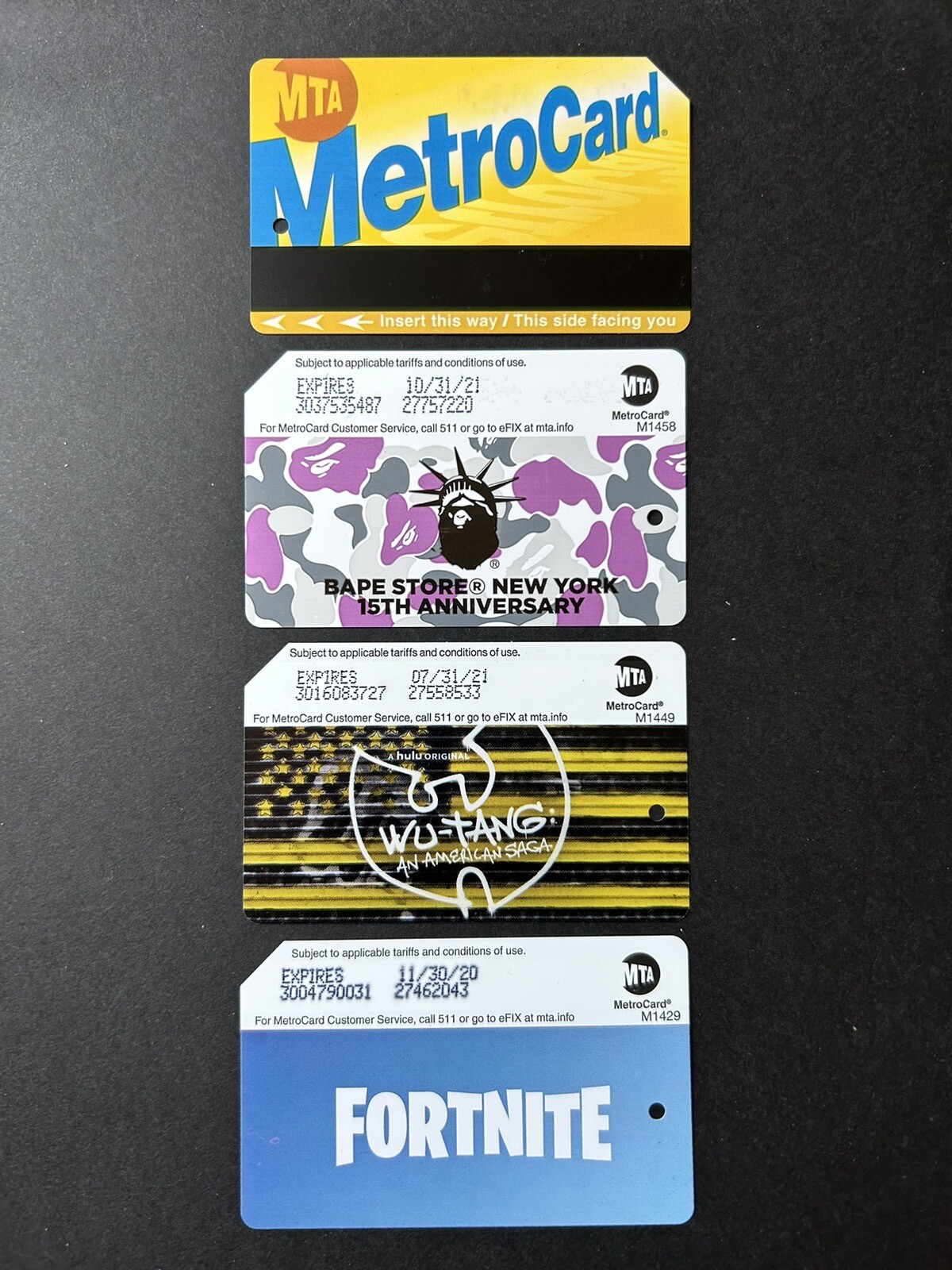 Special Select MetroCard Set (3) Limited Edition MetroCard for Collectors Only