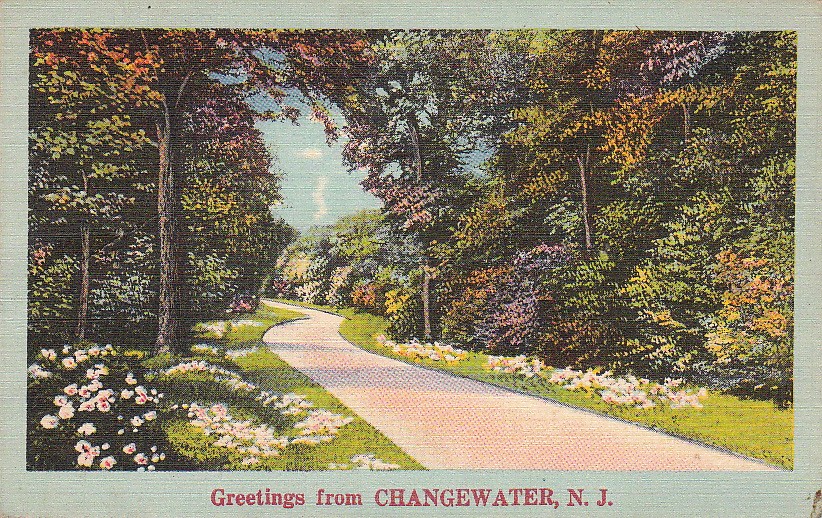  Postcard Greetings from Changewater NJ 