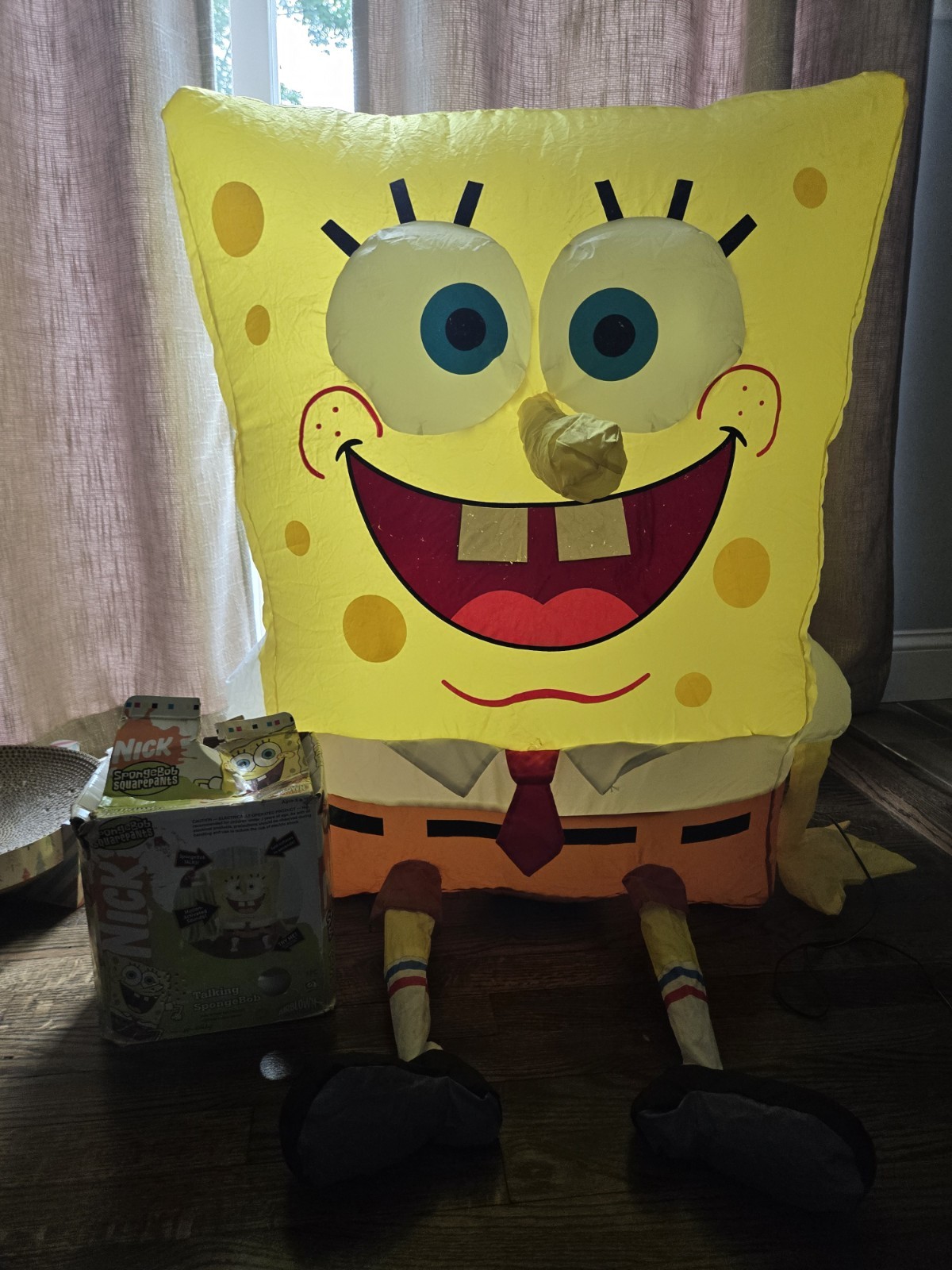 Gemmy Airblown Inflatable Indoor Talking SpongeBob SquarePants With Sound
