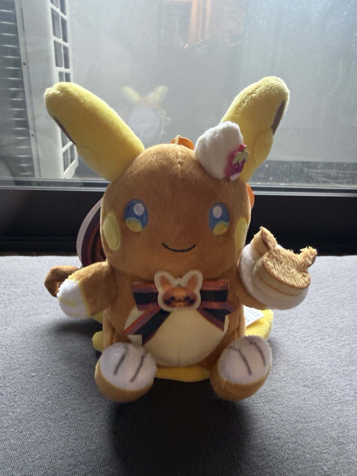 Pokemon Center Offical Alolan Raichu Sweet Mischief Plush Mascot 2026 Keychain