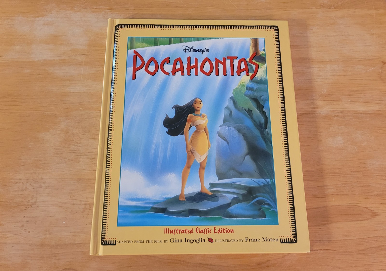Disney's Pocahontas Illustrated Classic Edition (1995) - Hardcover 1st Edition