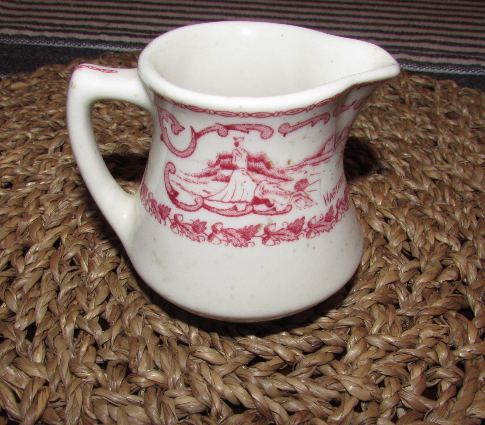 Vintage Lamberton Scammell China Hotel Restaurant Creamer Hartford Connecticut