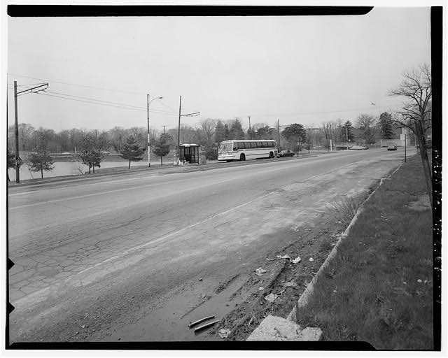 1. View southwest, large lake east of Gettysburg Avenue and south of Home