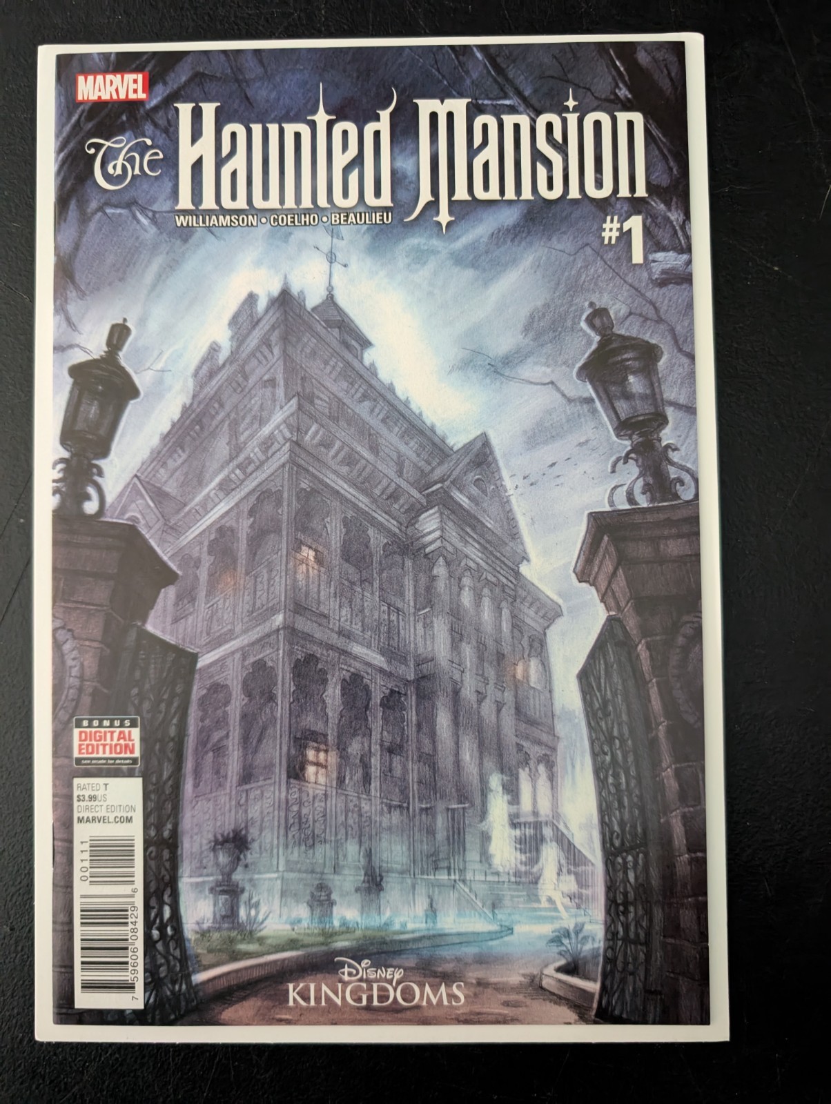 HAUNTED MANSION #1 MARVEL COMICS 2016 DISNEY KINGDOMS E.M. GIST 1ST PRINTS NM