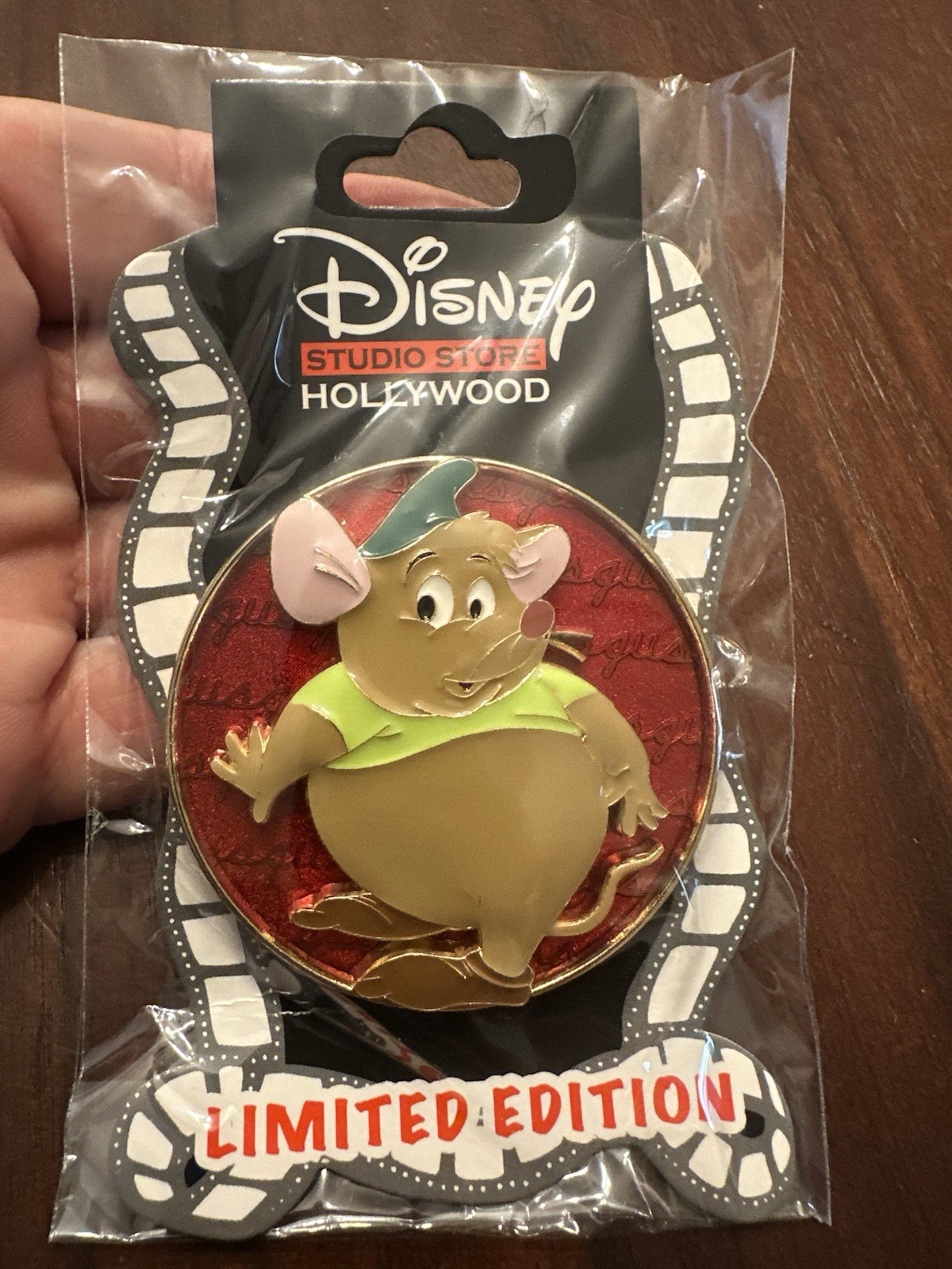 Disney Pin Cinderella Gus Mouse Cursive Cutie DSSH dsf D23 Expo 2022 LE 400