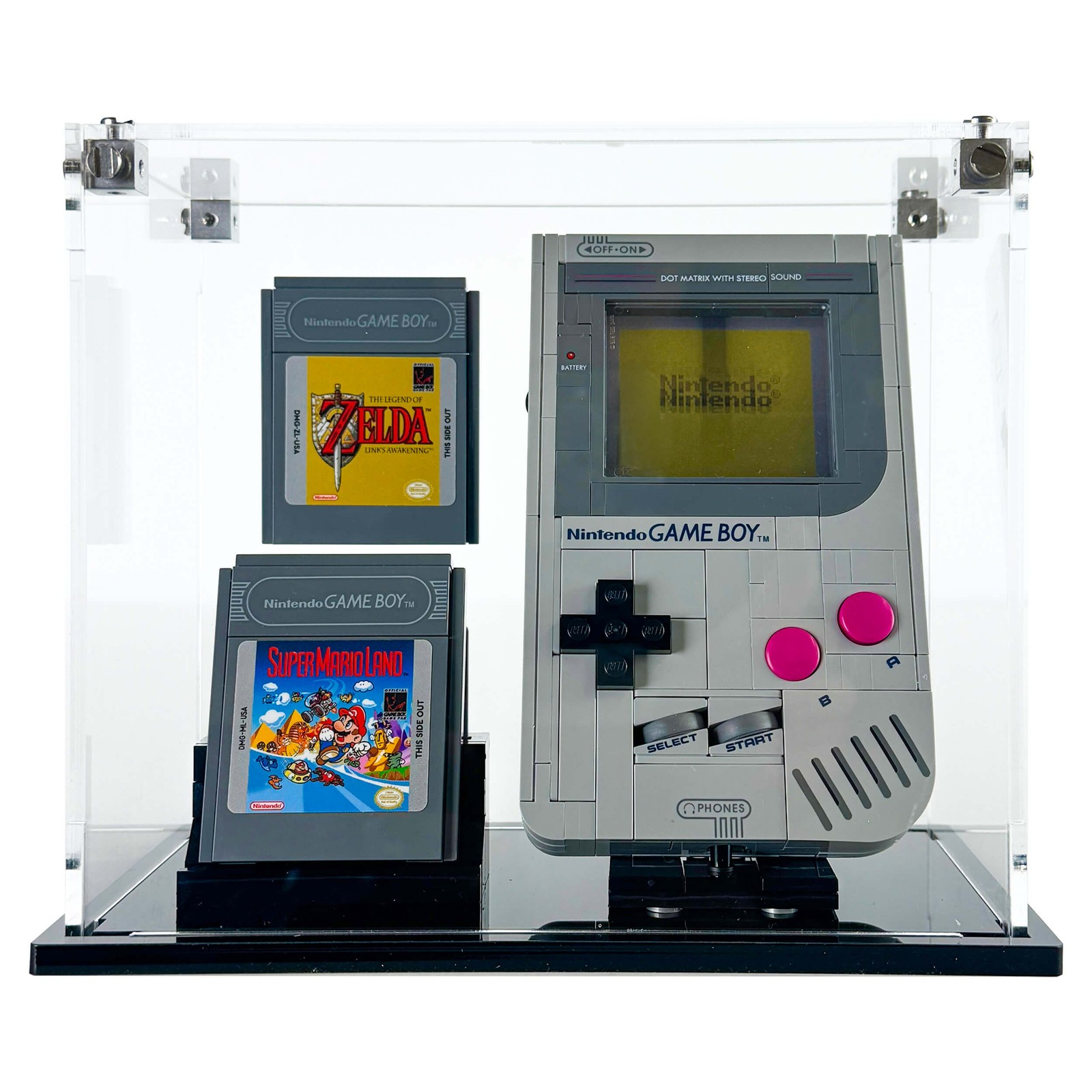 Display Case for LEGO® 72046 Super Mario™ Game Boy™