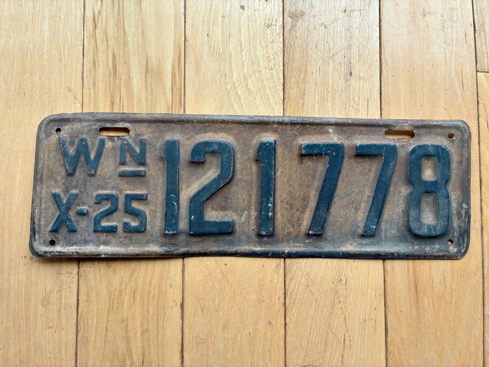 1925 Washington State License Plate