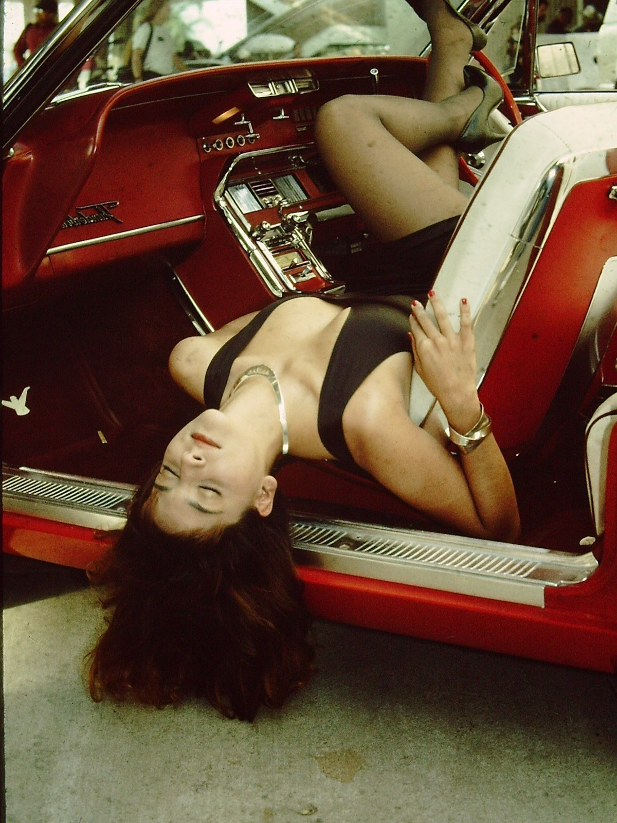 1989 Latin Model VERONICA REMIERO Photo Shoot 35MM Slide (588)