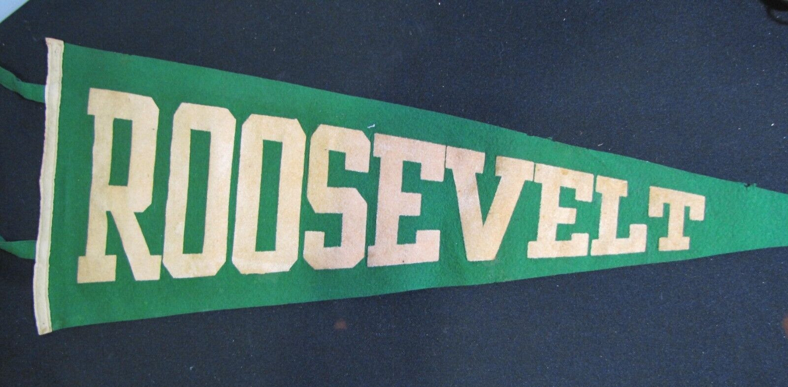 Theodore Roosevelt High School, Washington DC  1940s/50s vtg Pennant 29.5