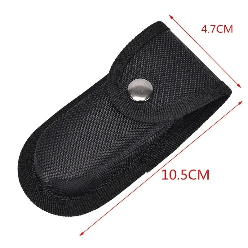 Nylon Belt Pouch for Folding Knife, Pliers & Flashlight Holder Case