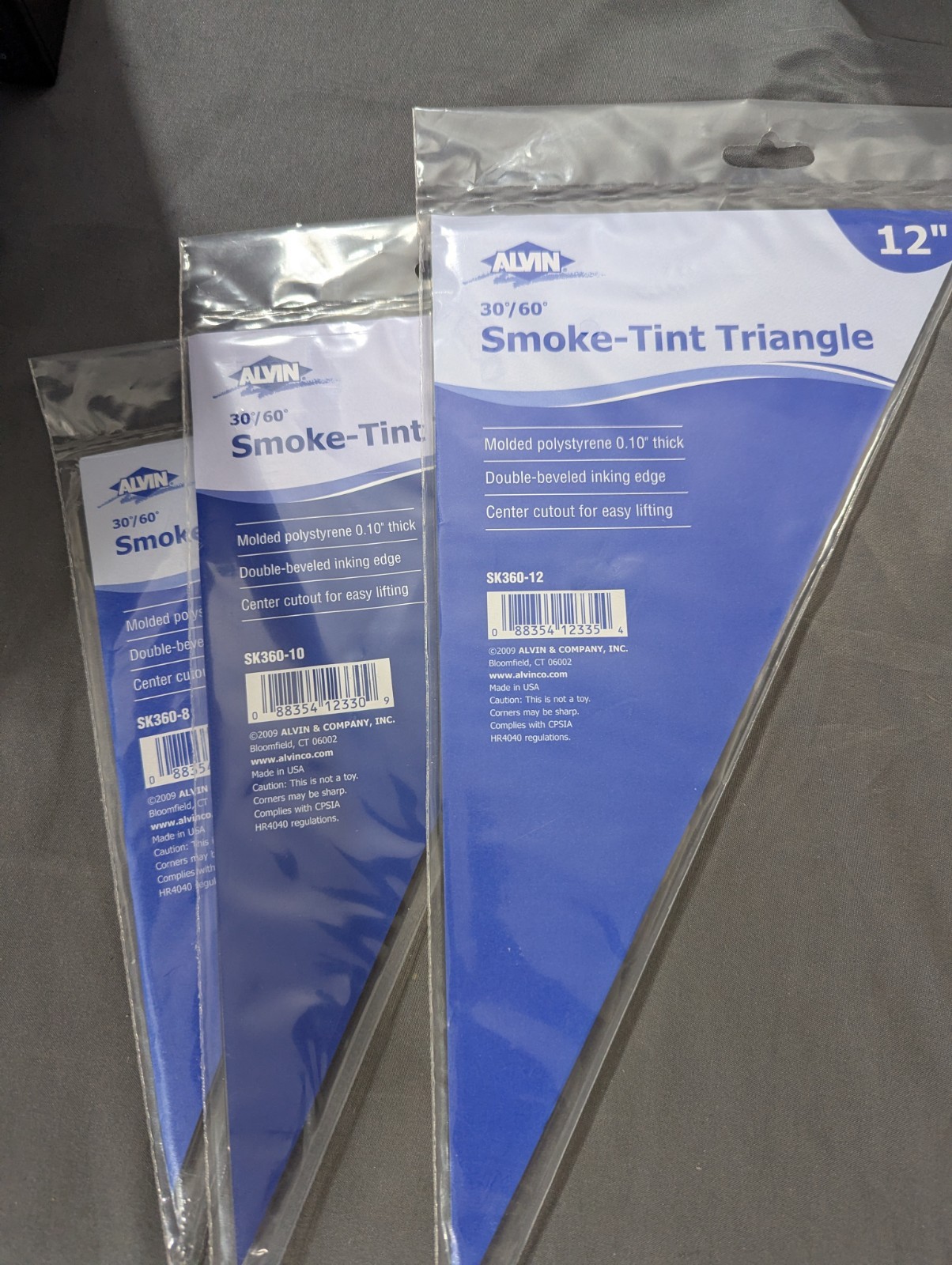 3pc lot Set Alvin Smoke Tint Triangle 8