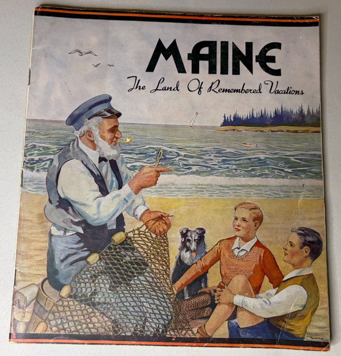 Vintage Maine Land of Remembered Vacations Travel Booklet Tourism Brochure 1930s