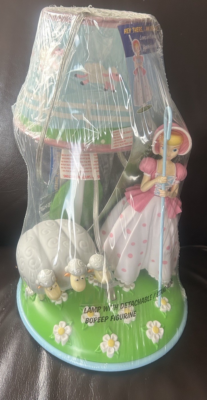 Disney Pixar Toy Story 4 Bo Peep & Sheep Lamp w/ Removable Bo Peep Brand New