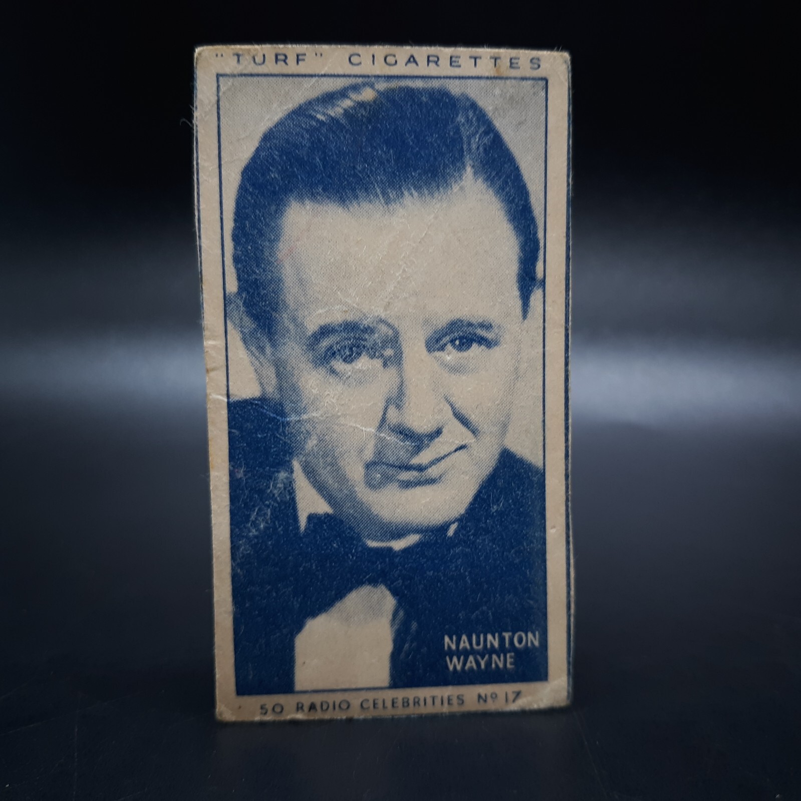 1949 Turf Celebrities Radio Stars #17 Naunton Wayne Rare Tobacco Cigarette Card