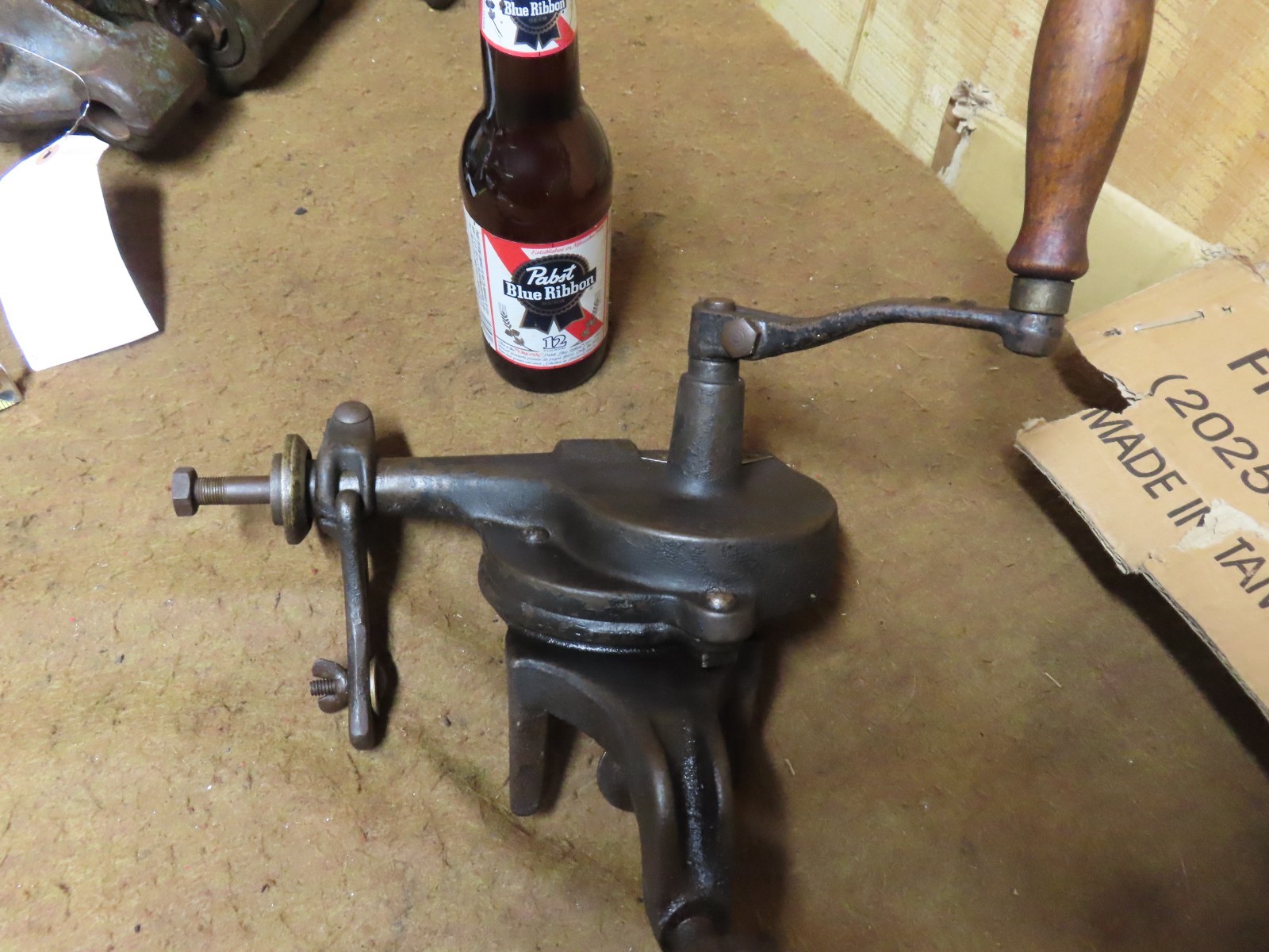 Unusual Vtg Best Maide 51 Hand Grinder,No wheel, Adj,tool rest,USA~GD+🤠G8.14.26