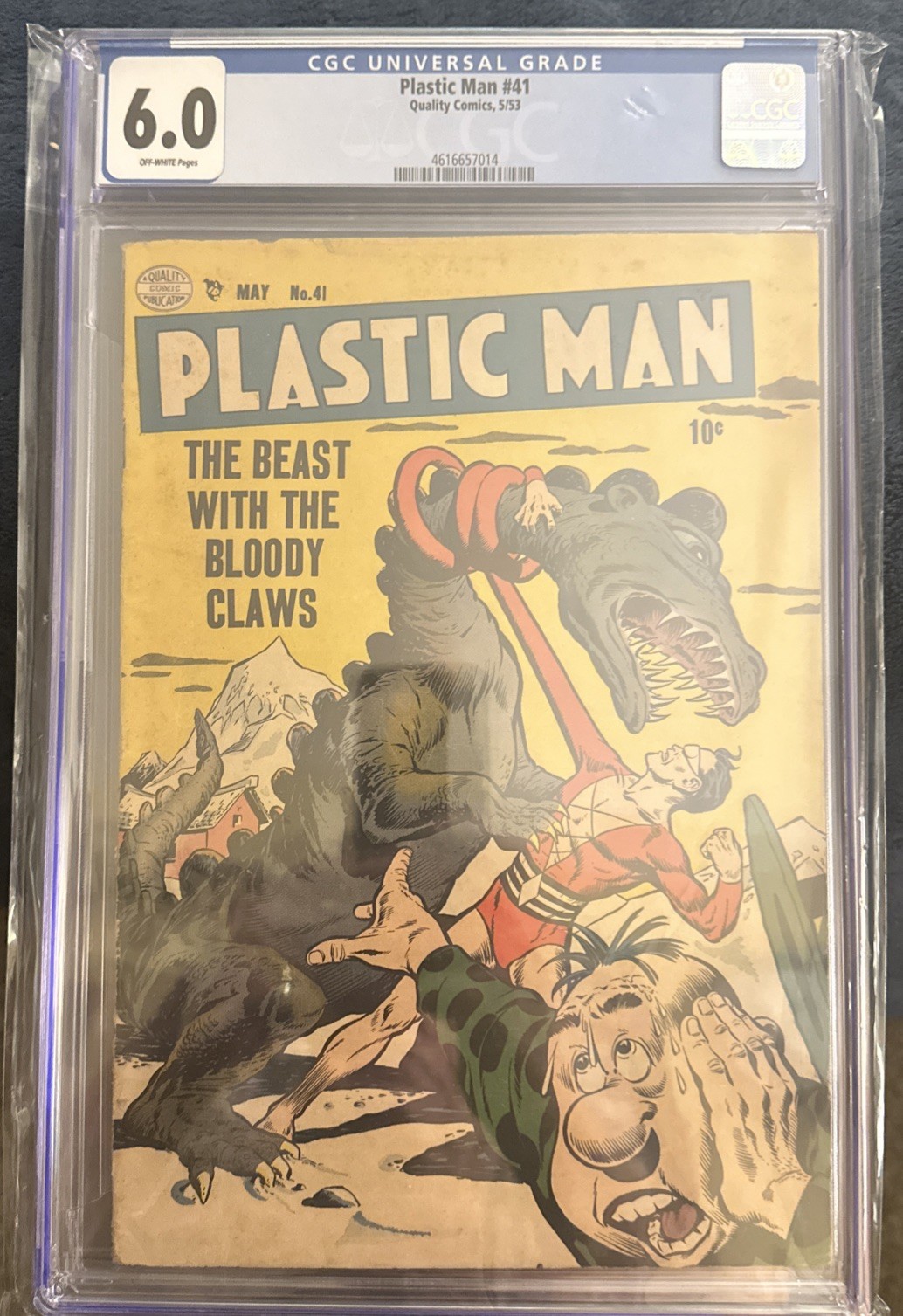 Quality Comics Plastic Man #41 CGC 6.0  1953 The Best With The Bloody Claws