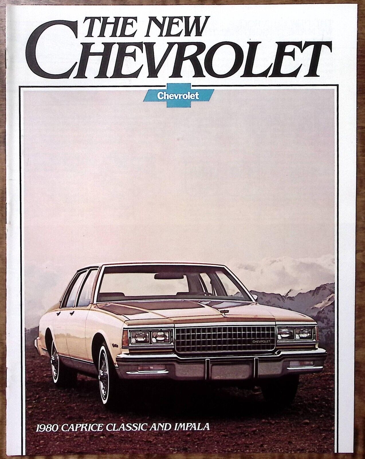 1980 CHEVROLET CAPRICE IMPALA CAR DEALERSHIP ADVERTISING SALES BROCHURE Z5648