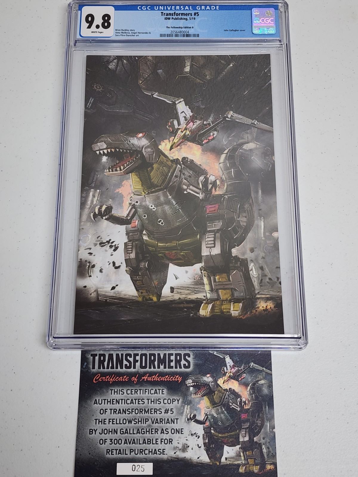 Transformers #5 • IDW • The Fellowship Variant by John Gallagher