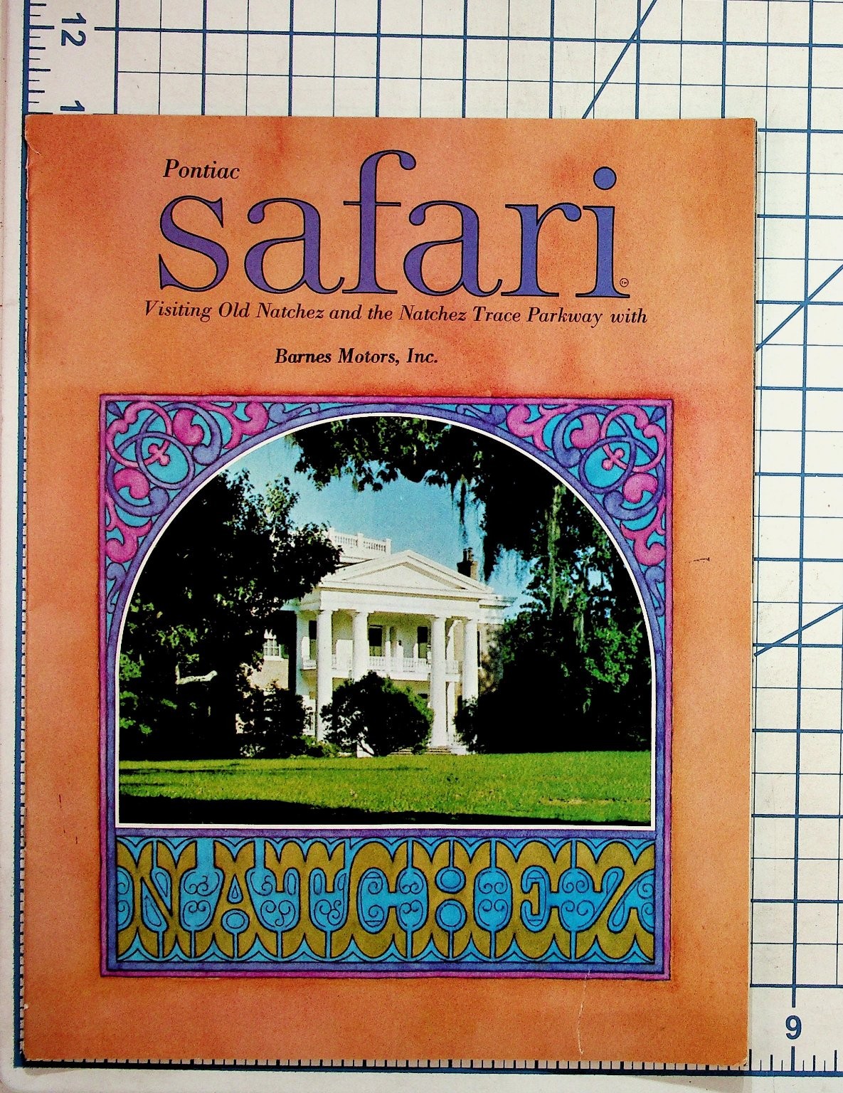 Pontiac Safari Natchez Trace Parkway Travel Brochure 1969 Bonneville Brougham