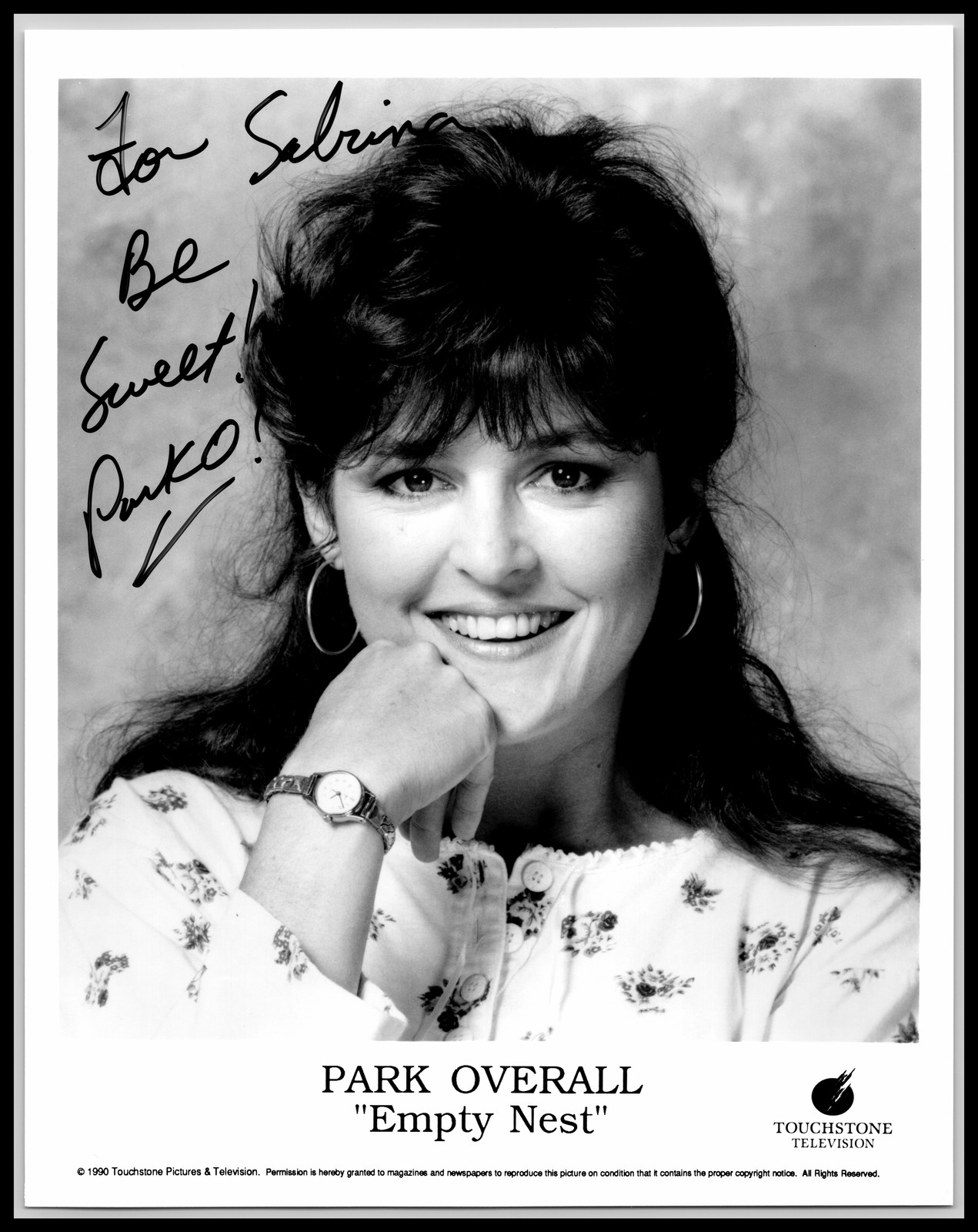 Park Overall - Actress - 8x10 Photo - Signed / Autograph (b)