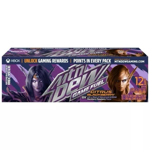 Mountain Dew Game Fuel 12pk Citrus Blackberry 