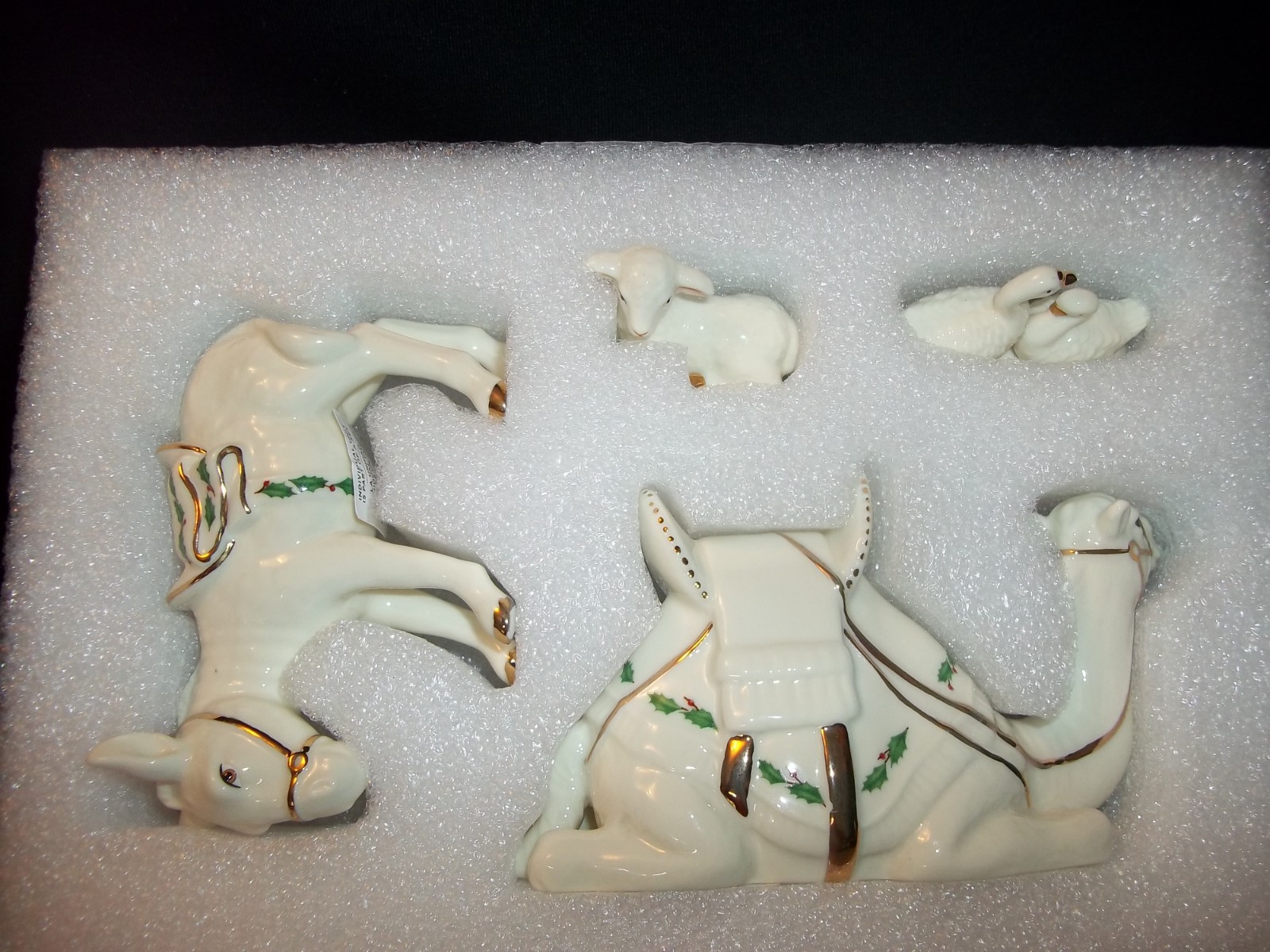 Lenox HOLIDAY Nativity Animals Miniature Set/4  New Addition 2026🐪🫏🐑🪿