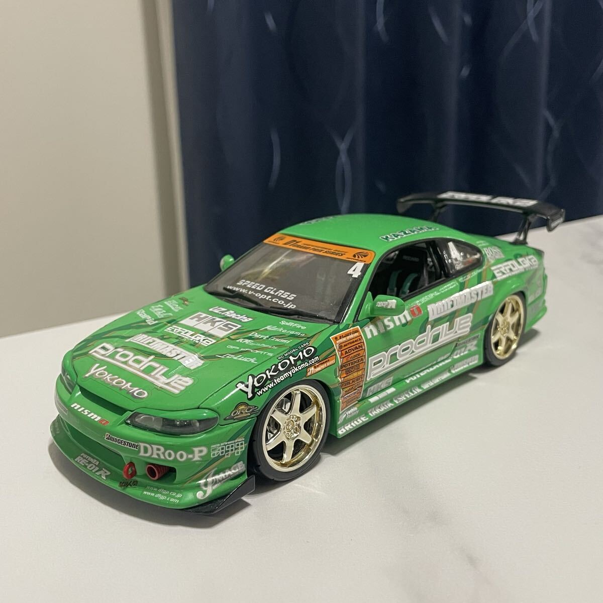 Discontinued Hot Works D1Gp D1 Grand Prix 2004 1/24 Miniature Car Kei-Office S15