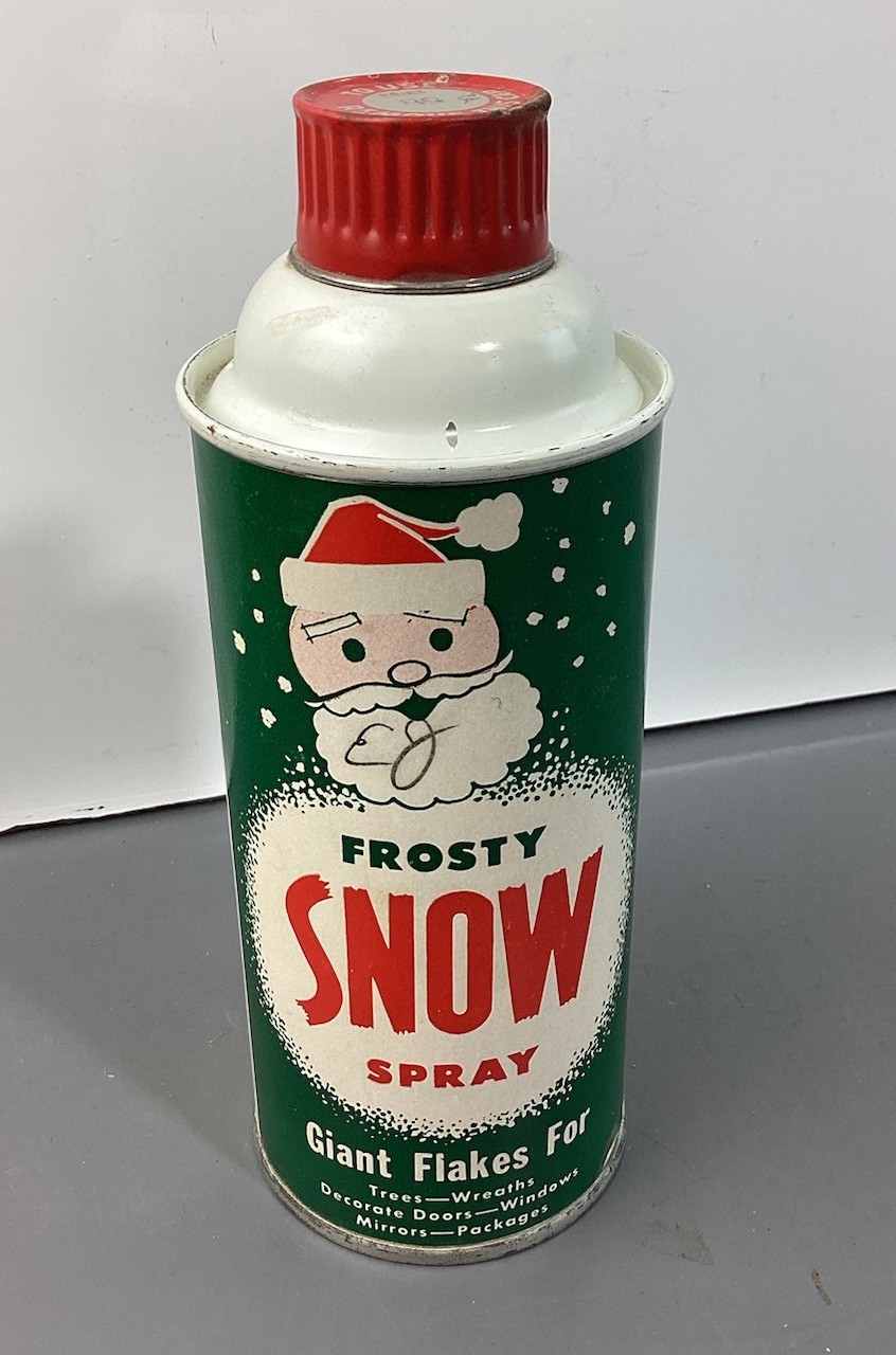 RARE Vintage Christmas Frosty Snow Spray Can