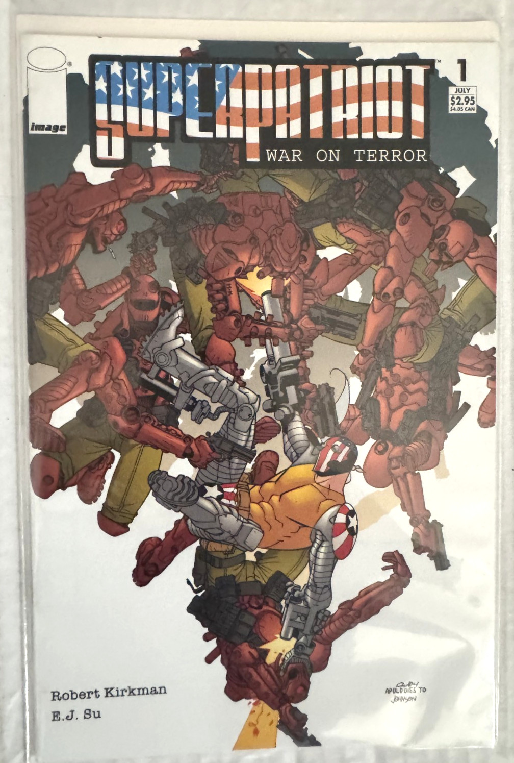 SUPERPATRIOT War On Terror #1  Early Robert Kirkman Work 2004 Image Comics