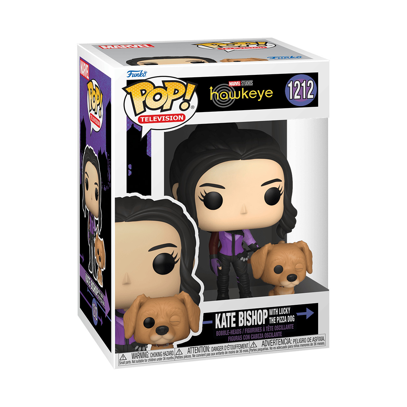 Funko Pop Vinyl: Marvel - Kate Bishop with Lucky The Pizza Dog #1212