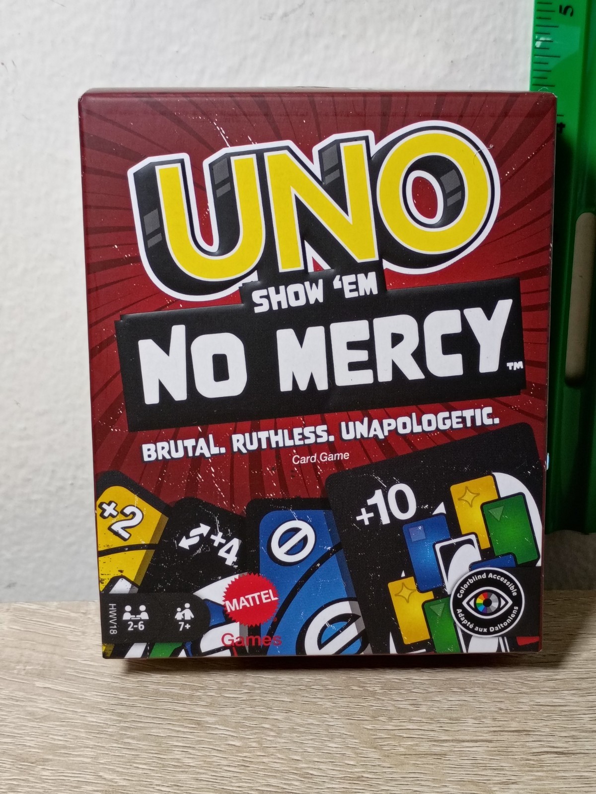 UNO Show 'Em NO MERCY Edition Card Game 168 Cards 2-6 Players