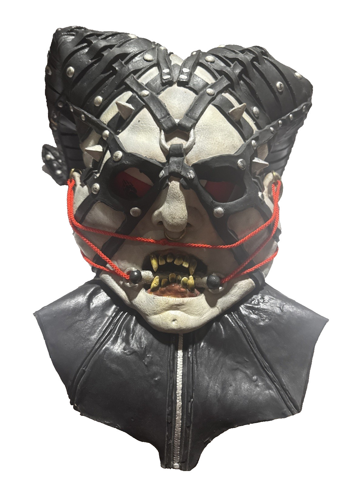 Vintage Illusive Concepts Bondage Vampire Latex Halloween Mask Rare *READ*