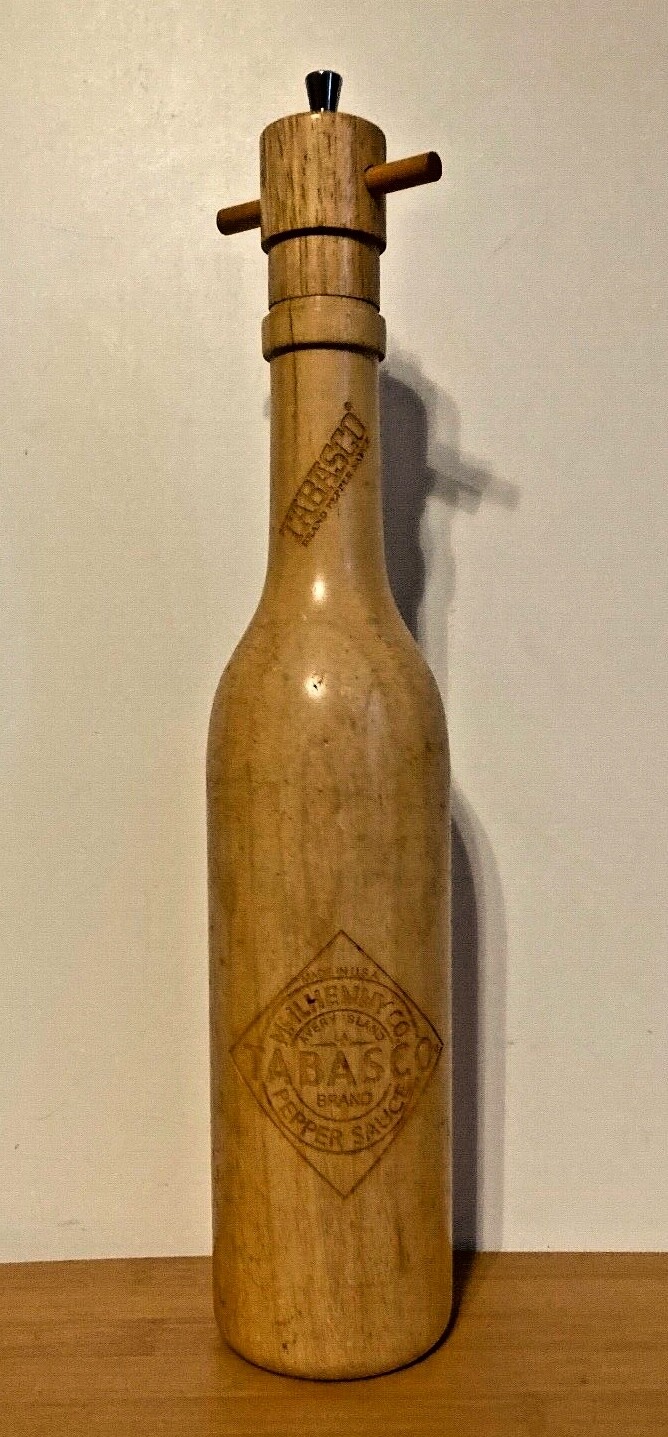 Tabasco Pepper Sauce Wooden Pepper Grinder