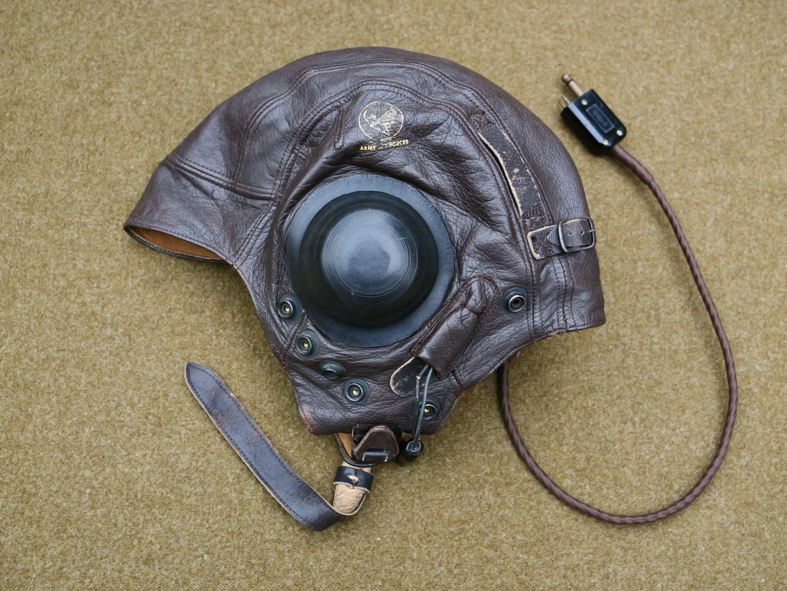 Ww2 Us  AAF Flying Helmet Style B 1945